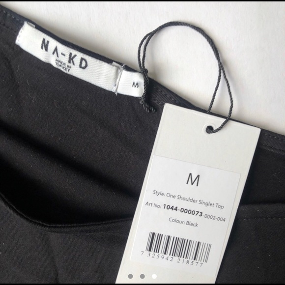 SOLD - NA-KD One Shoulder Singlet Top - NWT!! - Picture 4 of 4